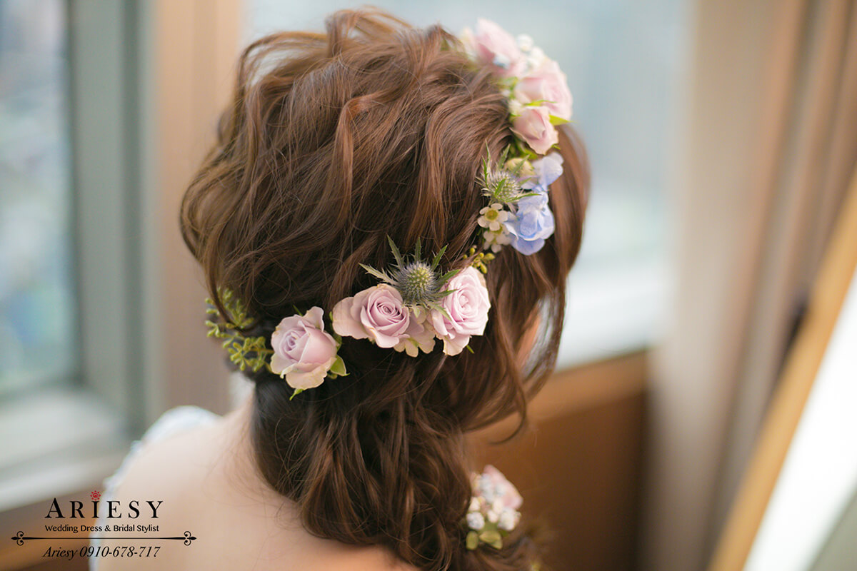 新娘專屬髮型：浪漫清新4款花圈花環、鮮花造型 – 婚禮籌備懶人包
