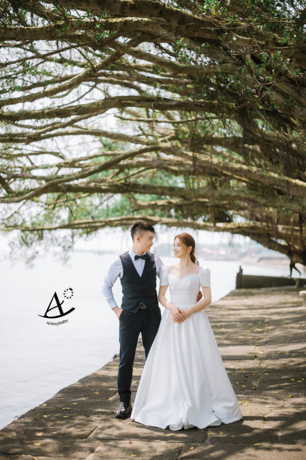 淡水個性婚紗,韓式婚紗,韓式新娘造型,韓式美人魚捲,新娘秘書,新秘推薦