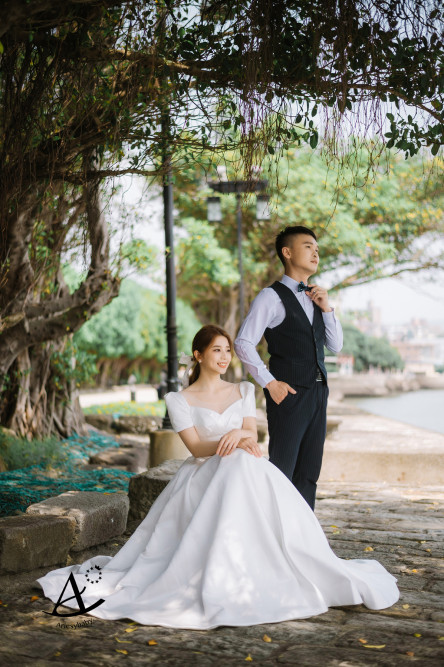淡水個性婚紗,韓式婚紗,韓式新娘造型,韓式美人魚捲,新娘秘書,新秘推薦