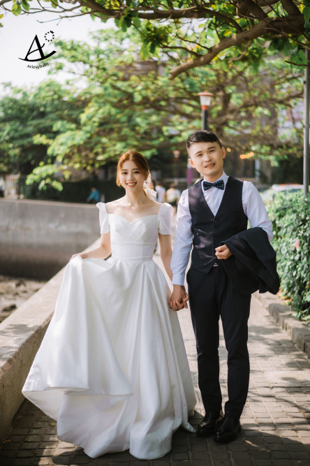 淡水個性婚紗,韓式婚紗,韓式新娘造型,韓式美人魚捲,新娘秘書,新秘推薦