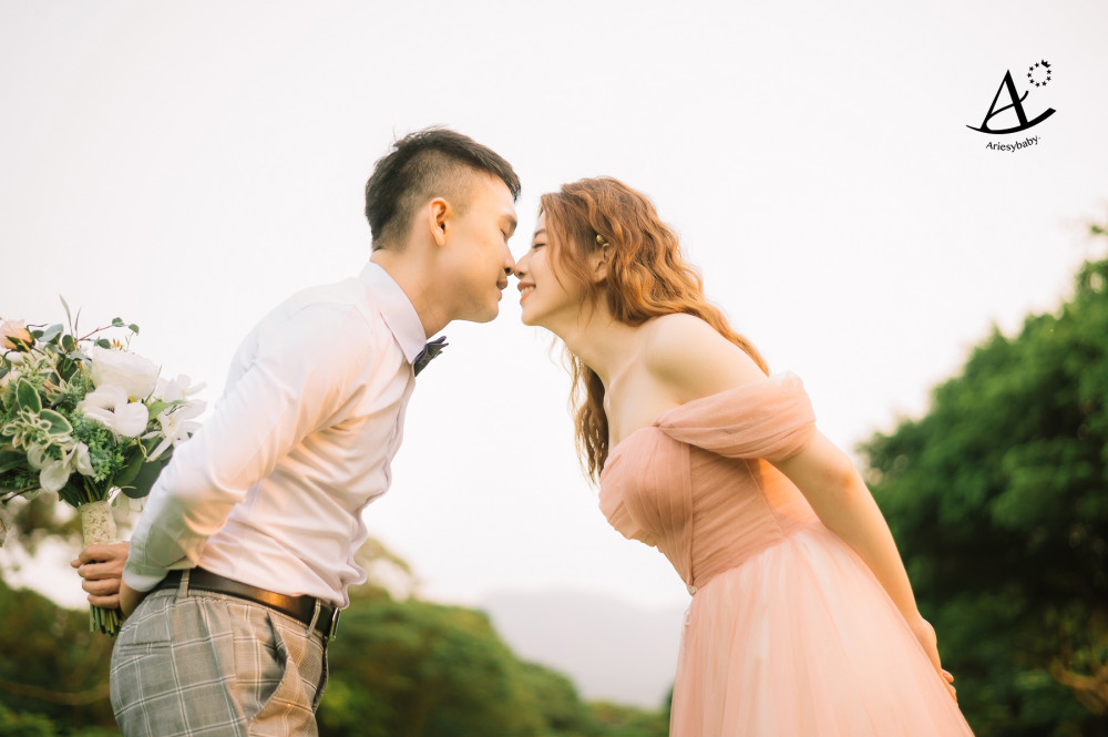 淡水個性婚紗,韓式婚紗,韓式新娘造型,韓式美人魚捲,新娘秘書,新秘推薦