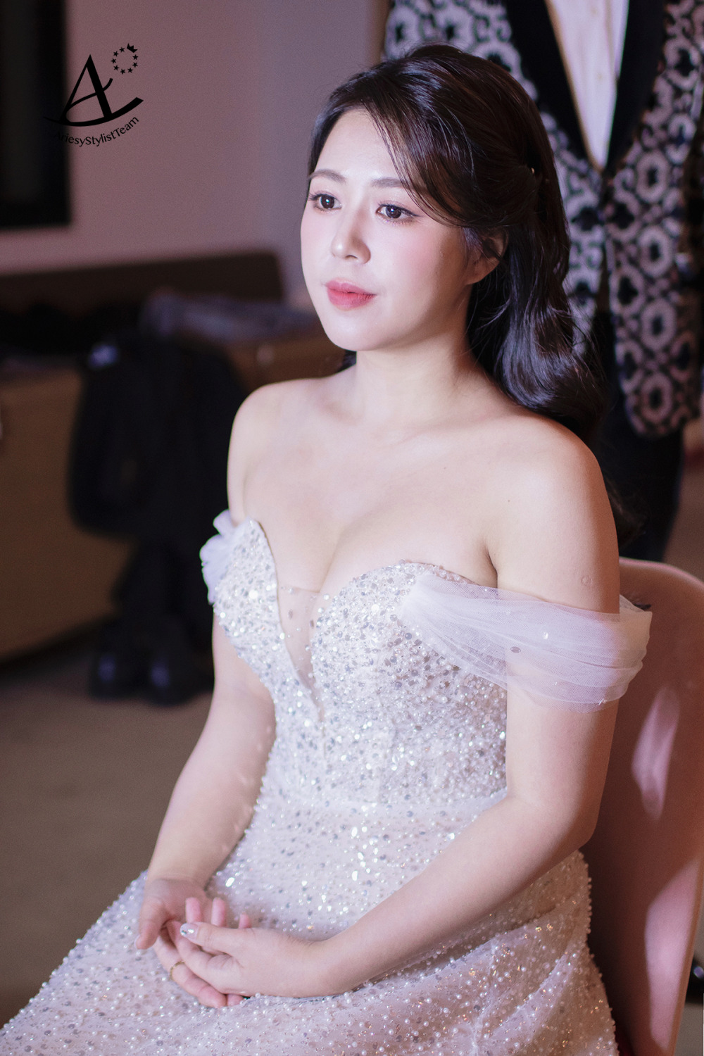 陽明山仙境新娘造型,台北新秘,美式戶外婚禮,新秘推薦,新娘秘書,新娘白紗造型