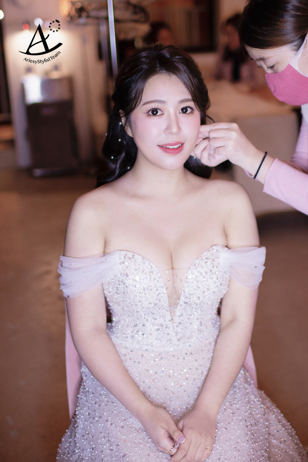 陽明山仙境新娘造型,台北新秘,美式戶外婚禮,新秘推薦,新娘秘書,新娘白紗造型