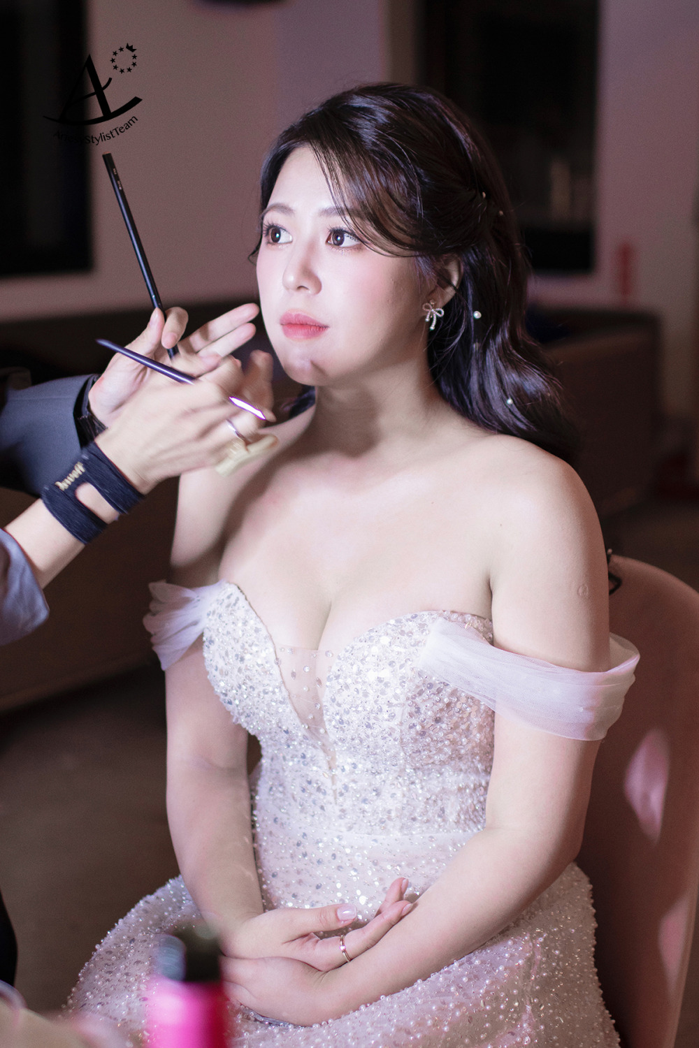 陽明山仙境新娘造型,台北新秘,美式戶外婚禮,新秘推薦,新娘秘書,新娘白紗造型