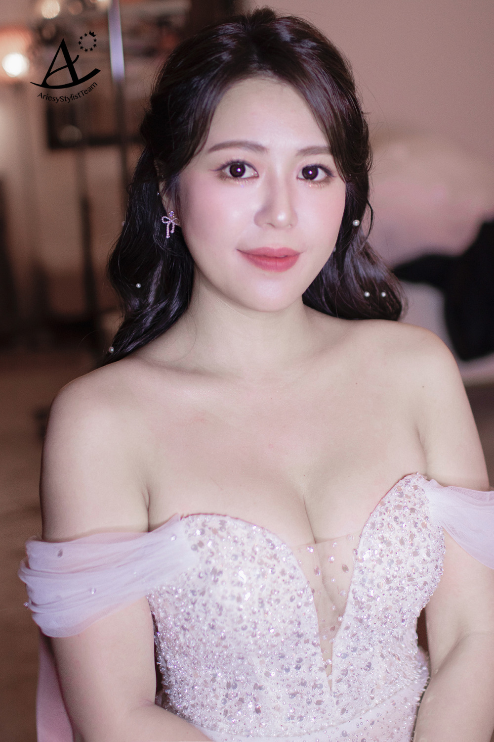 陽明山仙境新娘造型,台北新秘,美式戶外婚禮,新秘推薦,新娘秘書,新娘白紗造型
