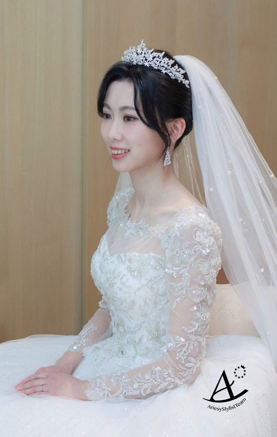 新娘秘書,白紗造型,推薦新秘,新娘造型,黑髮新娘,編髮新秘