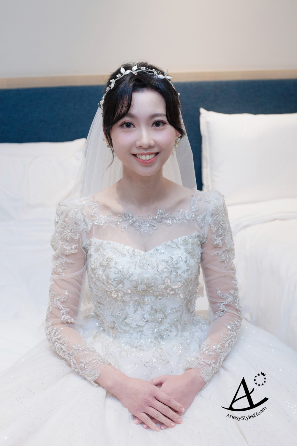 新娘秘書,白紗造型,推薦新秘,新娘造型,黑髮新娘,編髮新秘
