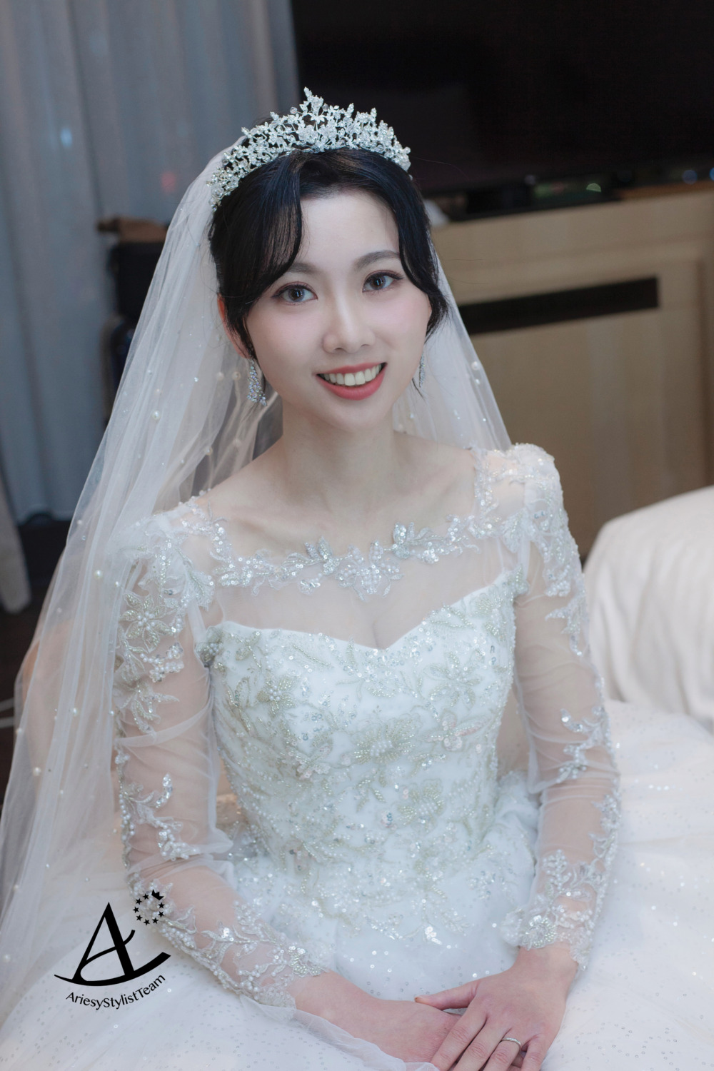 新娘秘書,白紗造型,推薦新秘,新娘造型,黑髮新娘,編髮新秘