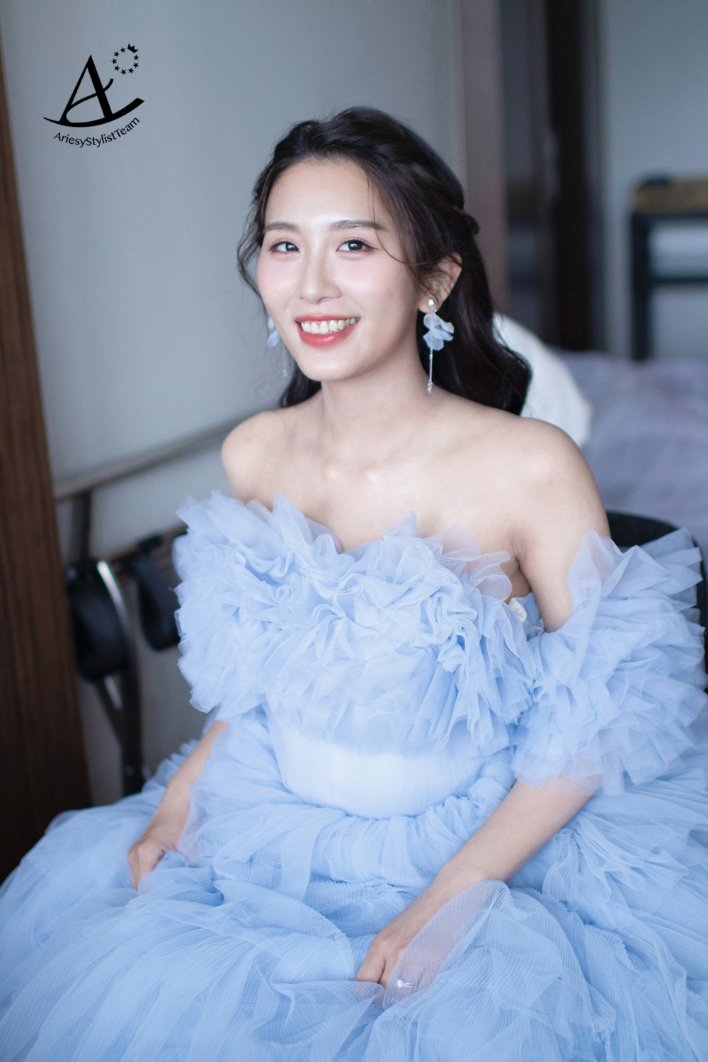 茹曦酒店新娘造型,台北新秘,新中式復古造型,單眼皮新娘妝感,新娘秘書,新娘白紗造型