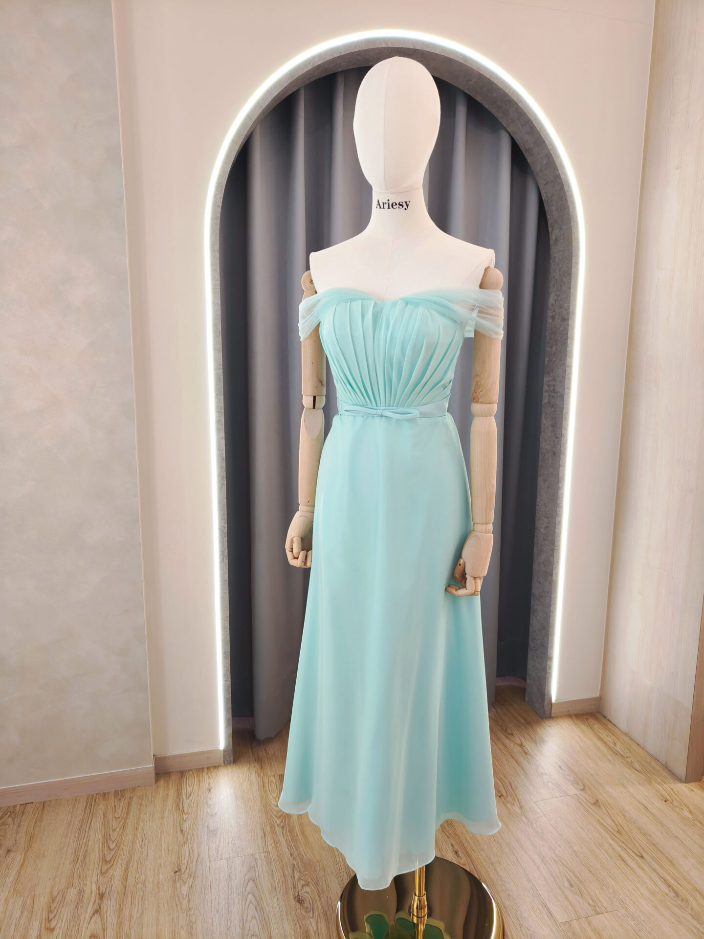 綠色禮服,伴娘禮服,卡肩小禮服,愛瑞思婚紗,三重婚紗