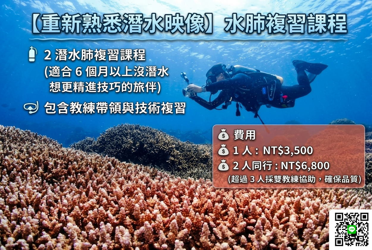 東北角潛水導覽 Fun Diving 價格